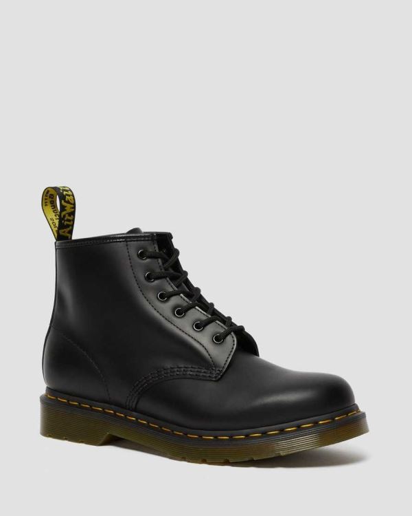 Botines Dr Martens 101 Smooth Cuero Yellow Stitch Para Hombre DR7619E